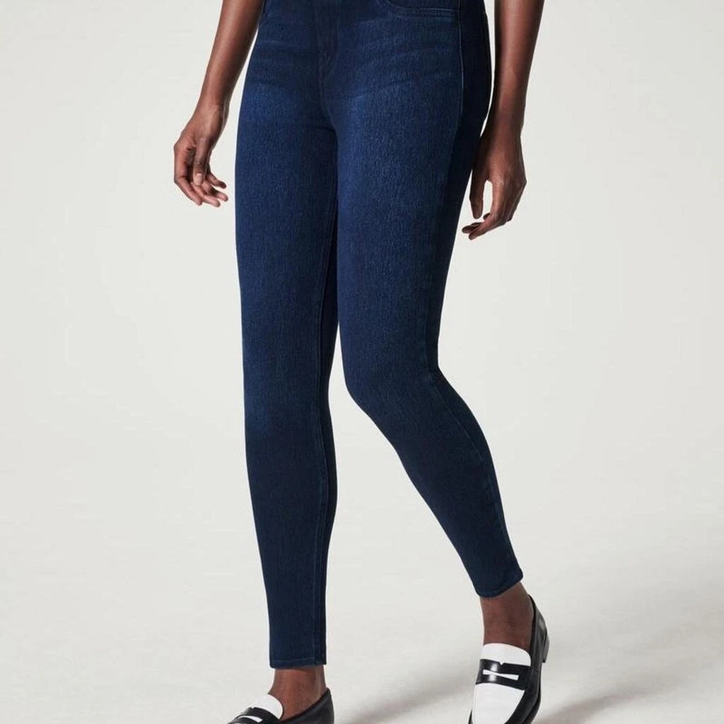 Spanx Ankle Jeanish Leggings - New w/ Tag - Twilight Rinse - Med - photo 5