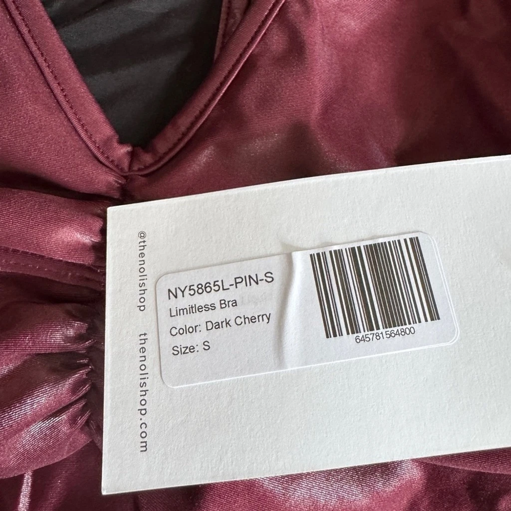 NWT Noli Limitless Bra - Dark Cherry Small - photo 4