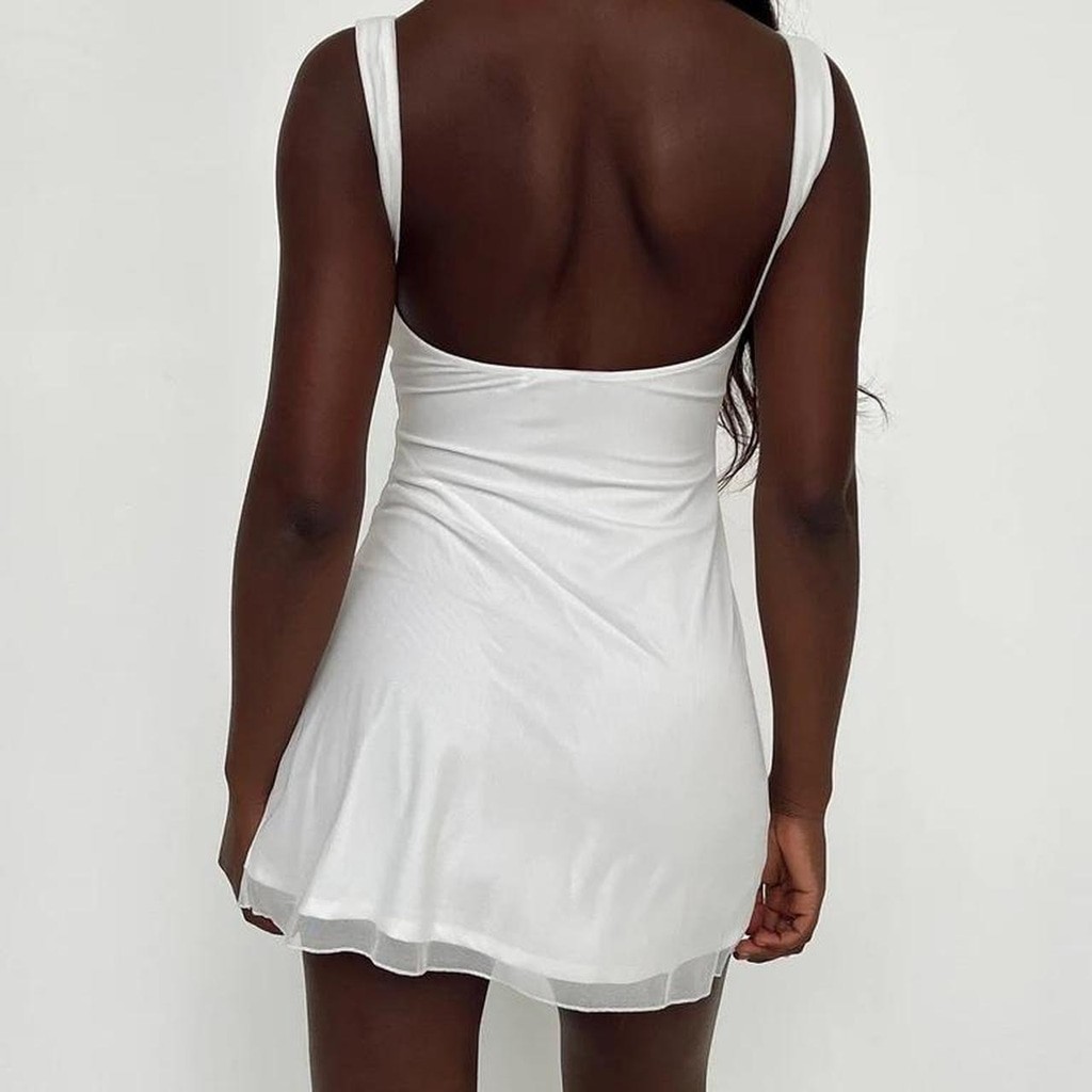 Princess Polly Zuba Mini Dress White Size 4 NWT - photo 2