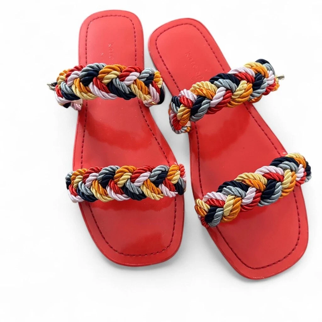 Kate Spade Valentina Slides - Red - Women's Size 7.5 - photo 2