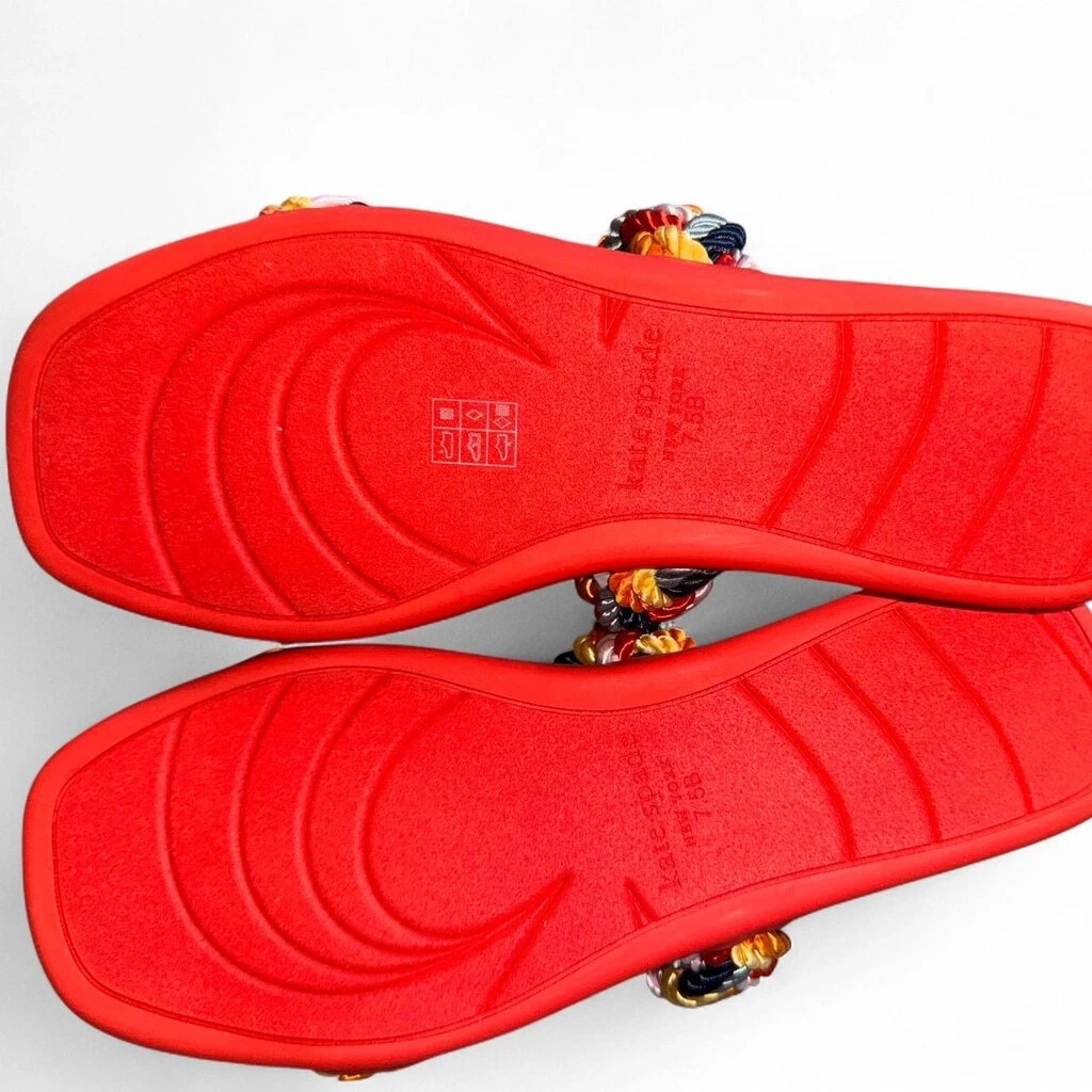 Kate Spade Valentina Slides - Red - Women's Size 7.5 - photo 3