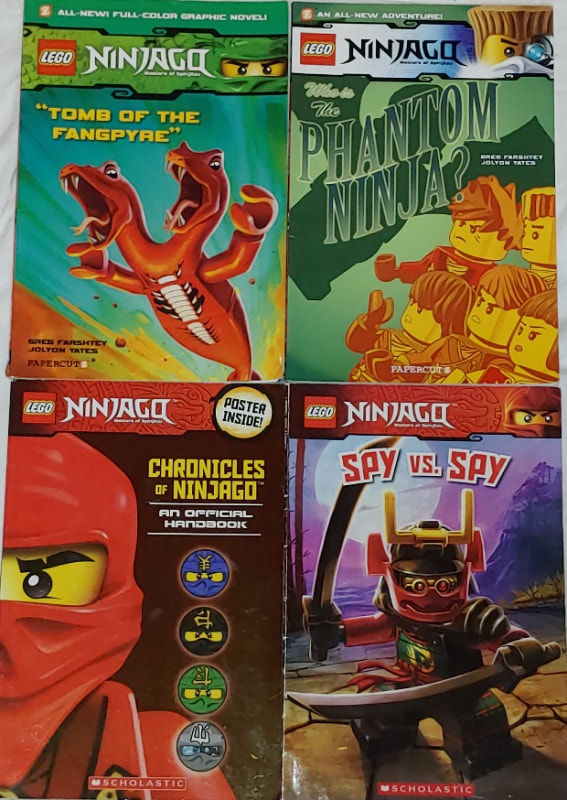 3 Sets of 4 Lego Books - Ninjago, Star Wars, Super Heroes - photo 2