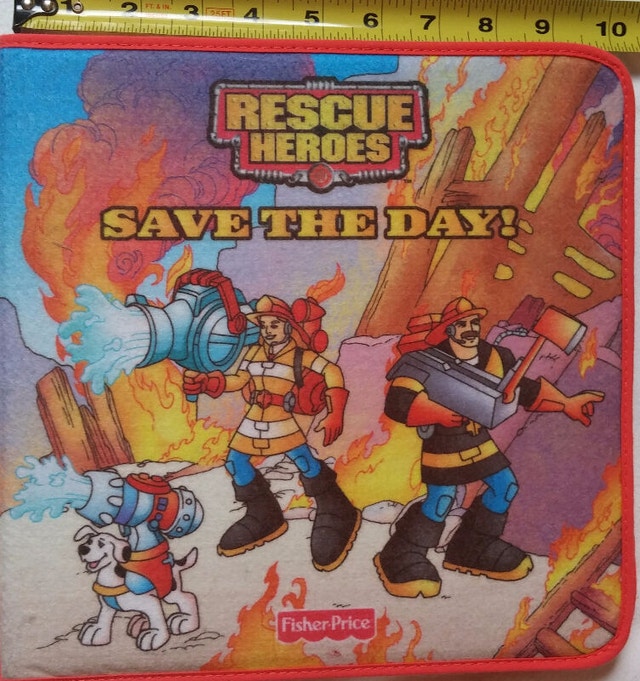 Rescue Heroes Save the Day! Felt Book with Felt Characters