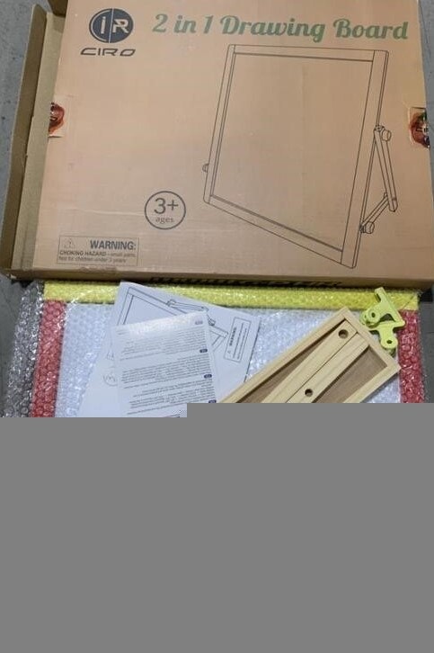 CIRO Toys Tabletop Art Easel for Kids - Double-Sided - photo 5