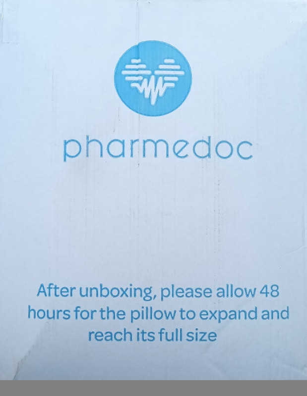 NEW PharMeDoc Pregnancy Pillow, U-Shape (Light Blue, Detachable) - photo 3
