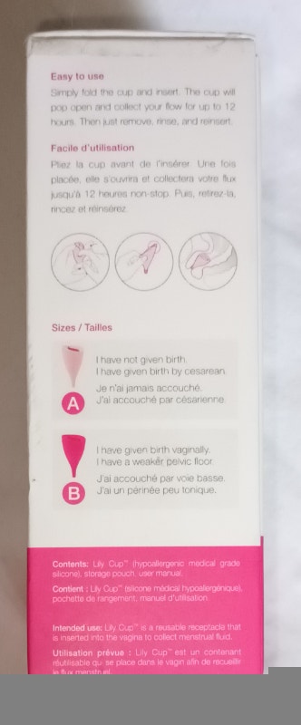 NEW INTIMINA Lily Cup - Menstrual Cup (Size A) - photo 5