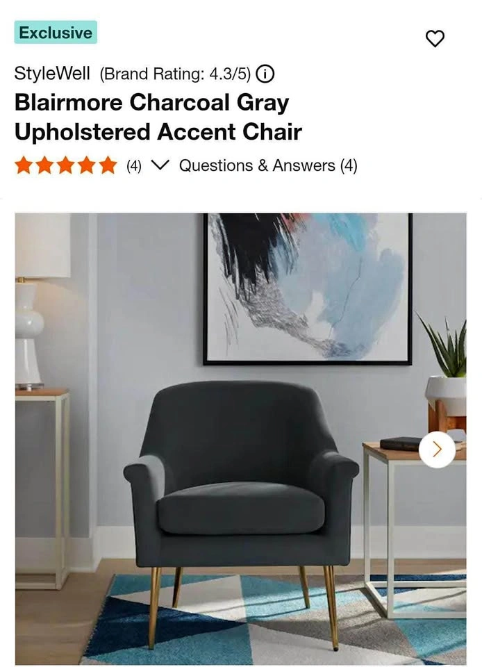 Brand New Chair in Box - Easy Setup & Comfortable