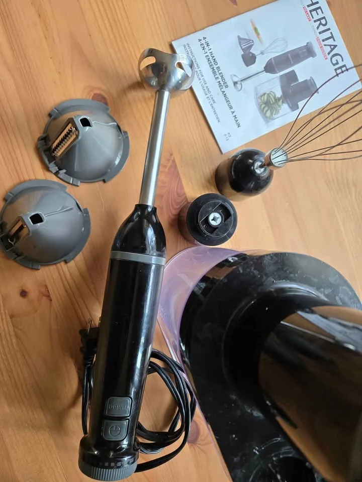 Heritage 4-in-1 Hand Blender & Spiralizer Set image indicator(2)