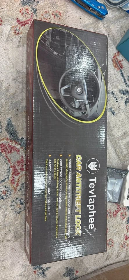 Tevlaphe Car Anti-Theft Steering Wheel Lock - Brand New