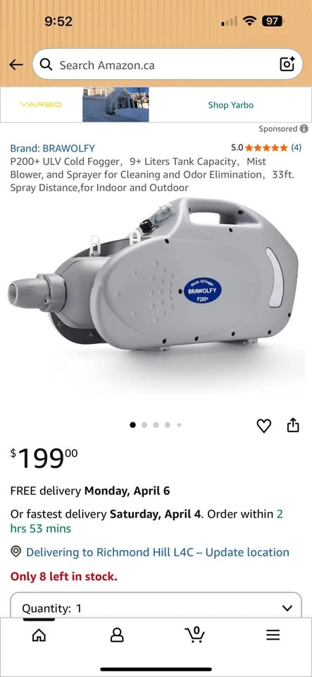 Brand New iDisinfected ULV Cold Fogger - 12L Capacity - photo 3