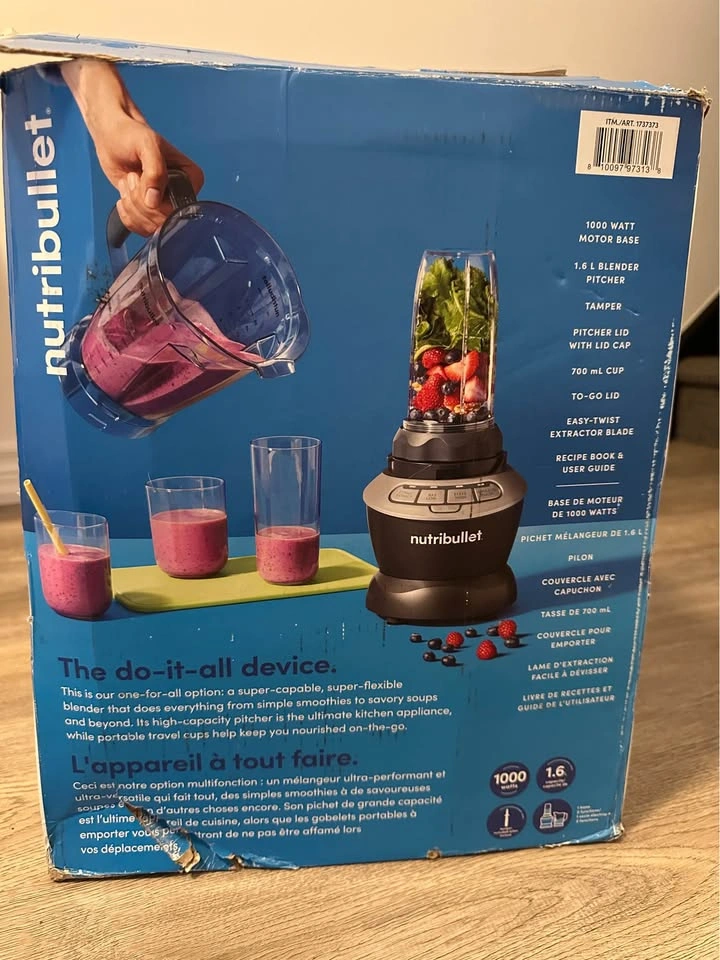 NutriBullet Blender Combo - 1000W - photo 2
