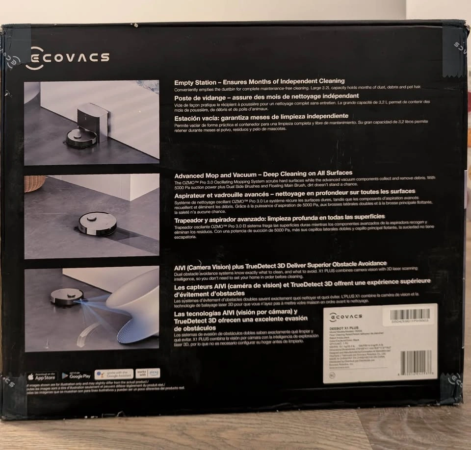 Ecovacs Deebot X1 Plus Robotic Vacuum & Mop - photo 2