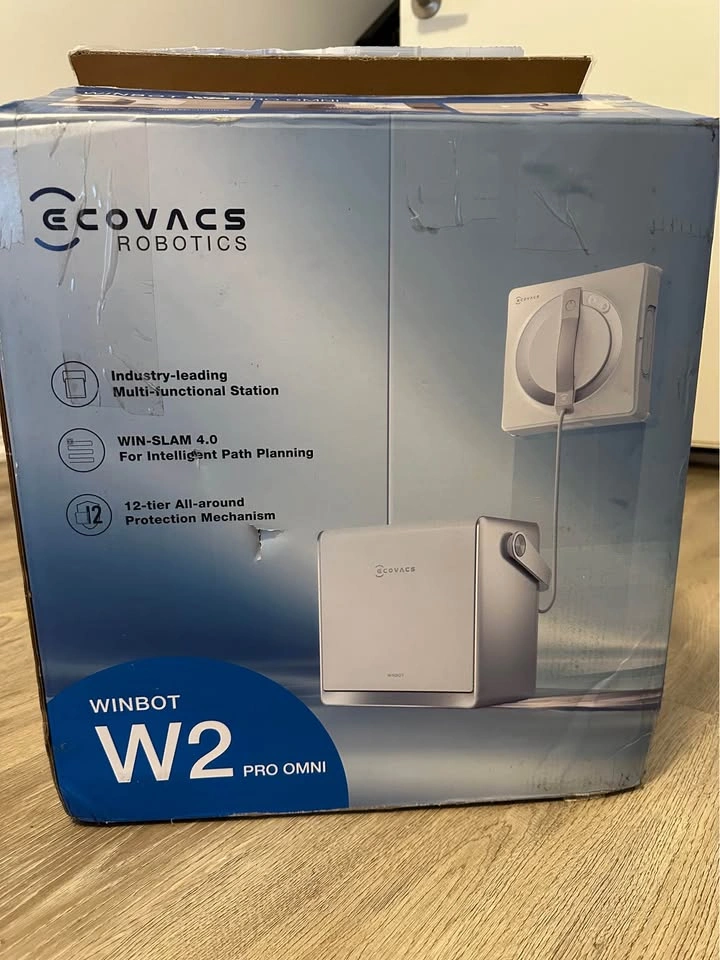 ECOVACS WINBOT W2 Pro Omni Window Cleaning Robot - Like New!