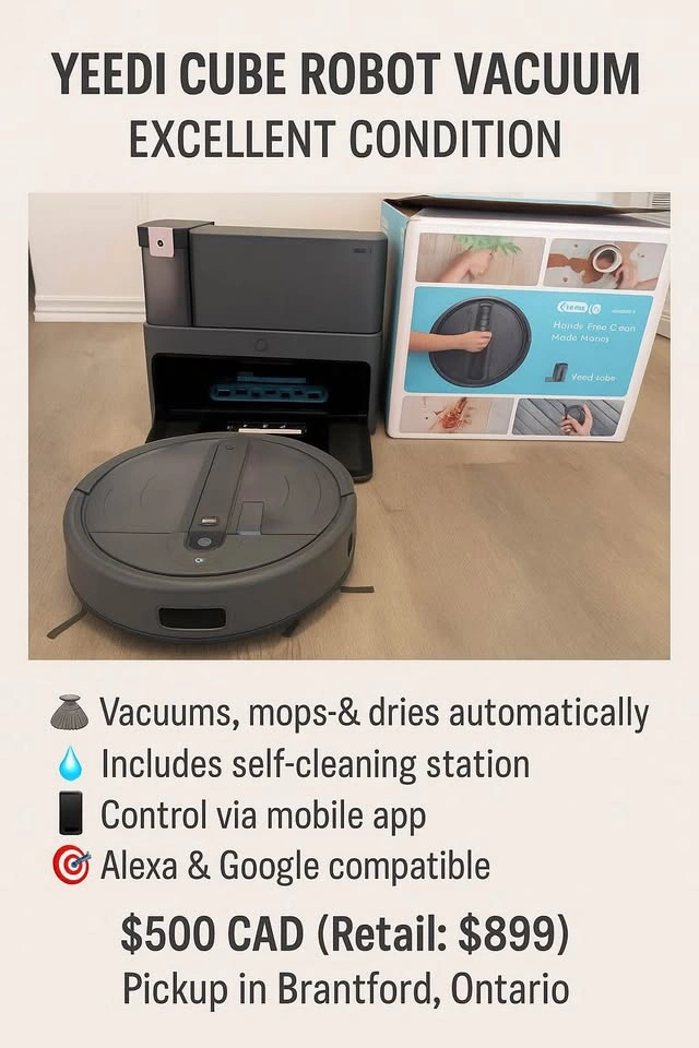 Yeedi Cube Robot Vacuum