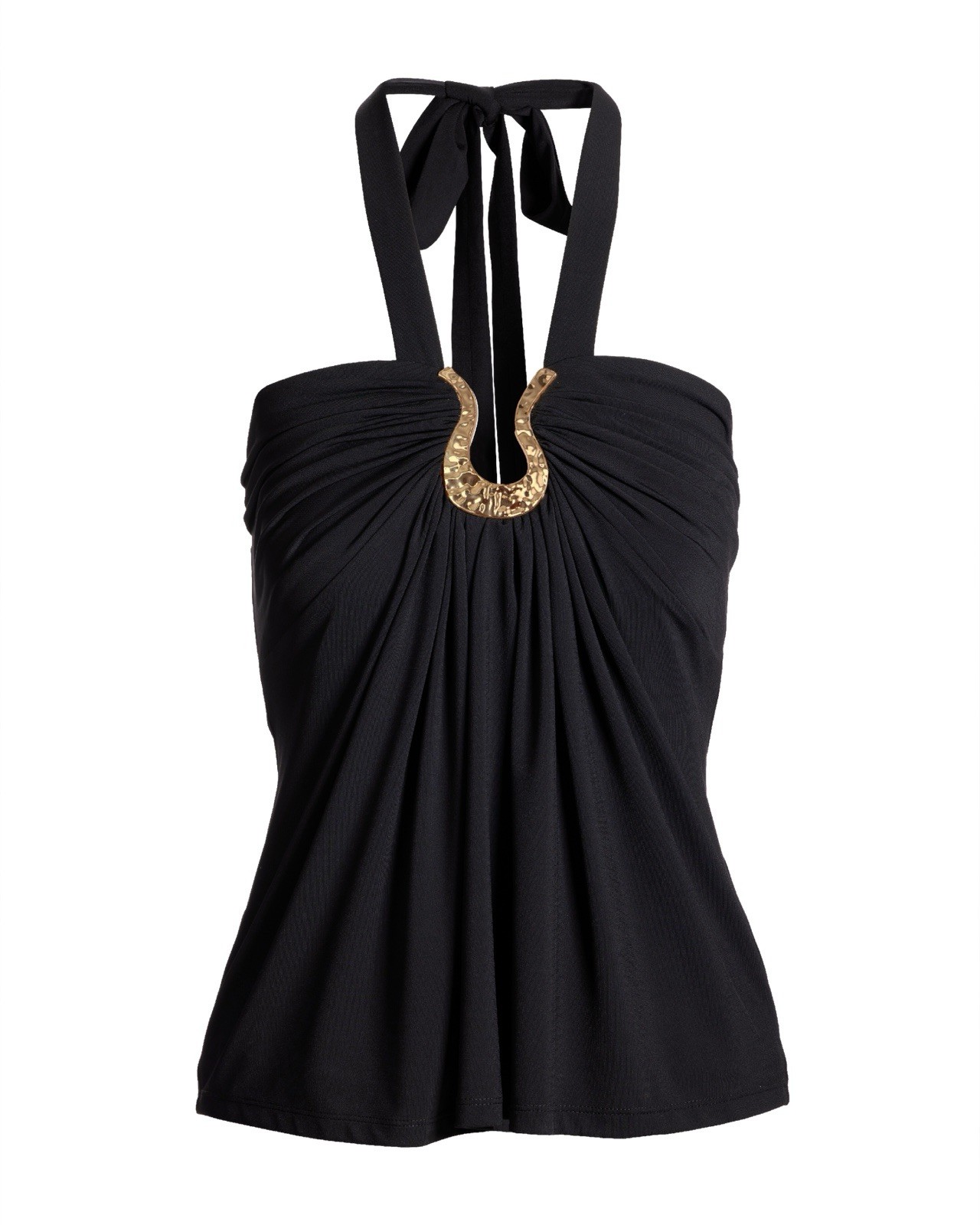 Boston Proper So Chic Hammered Hardware Halter Tank Size XS - photo 2