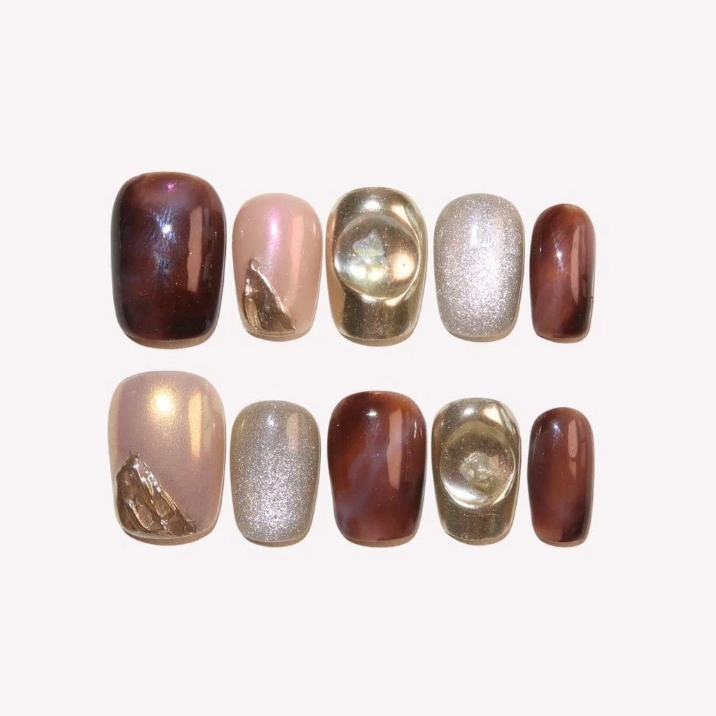 Ersa Nail Golden Dawn New in Box - Size Medium