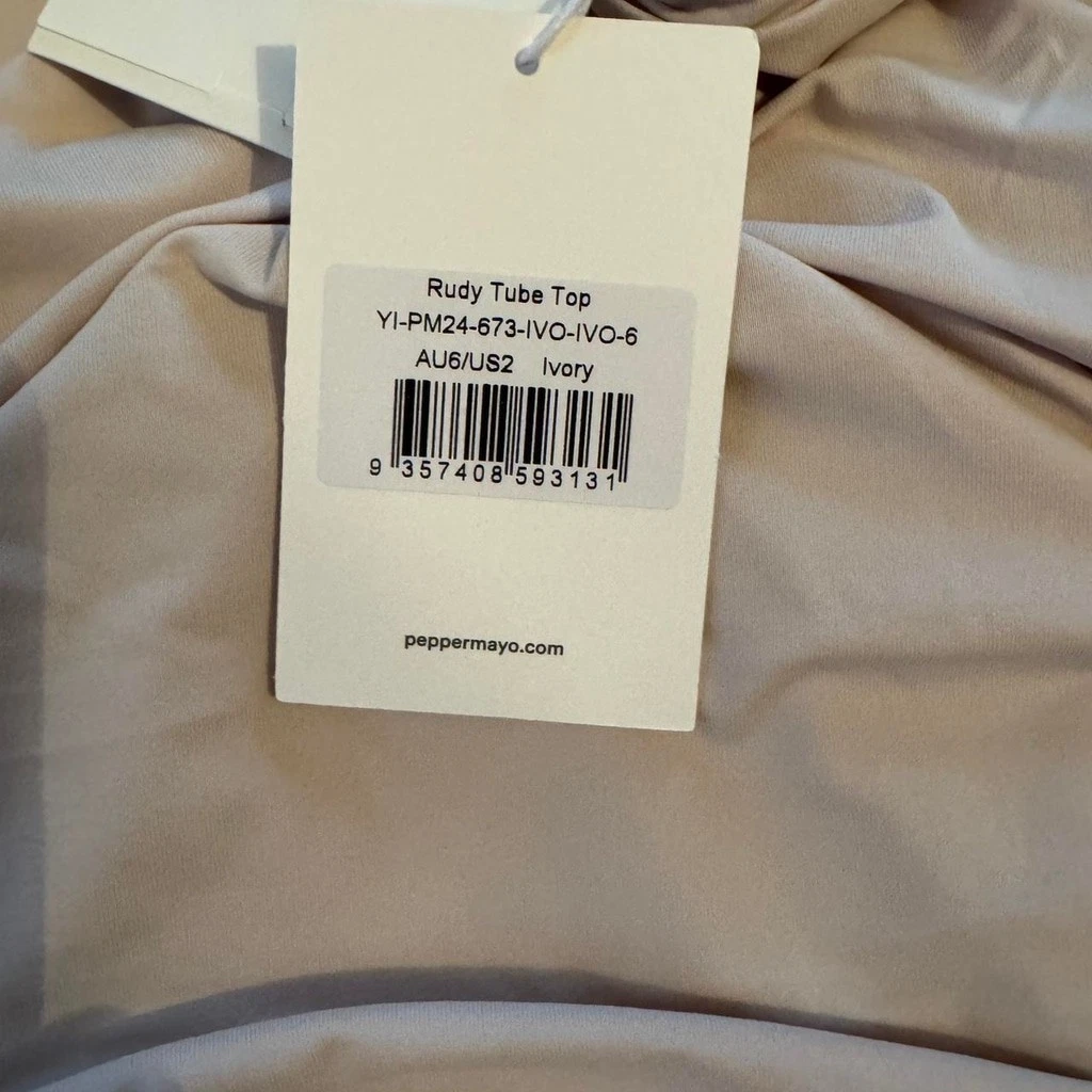 Peppermayo Exclusive - Rudy Tube Top - Ivory - photo 4