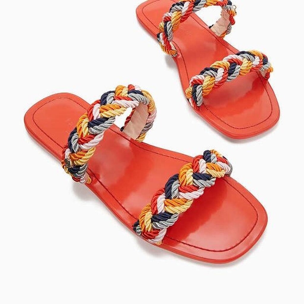 Kate Spade Valentina Slide Sandals - Red - Women's Size 7.5