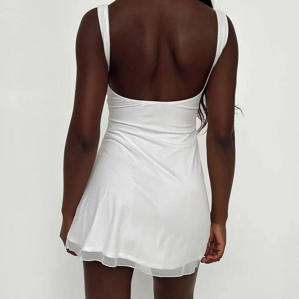 Princess Polly Zuba mini dress in white size 4 NWT - photo 2