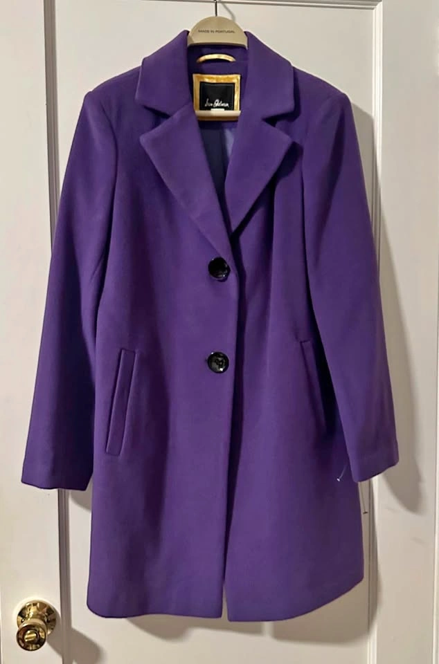 Sam Edelman Wool Purple Coat Size 4