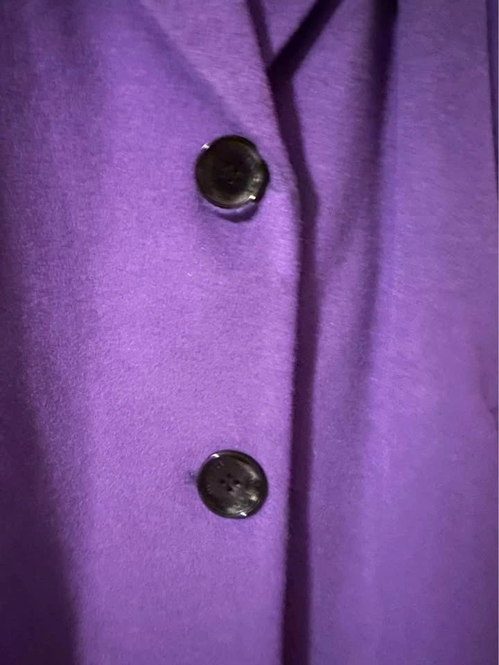 Sam Edelman Wool Purple Coat Size 4 - photo 5