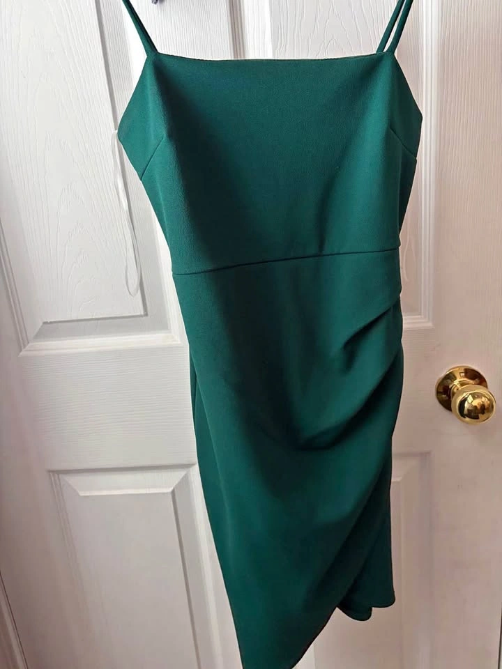 Green semi dress