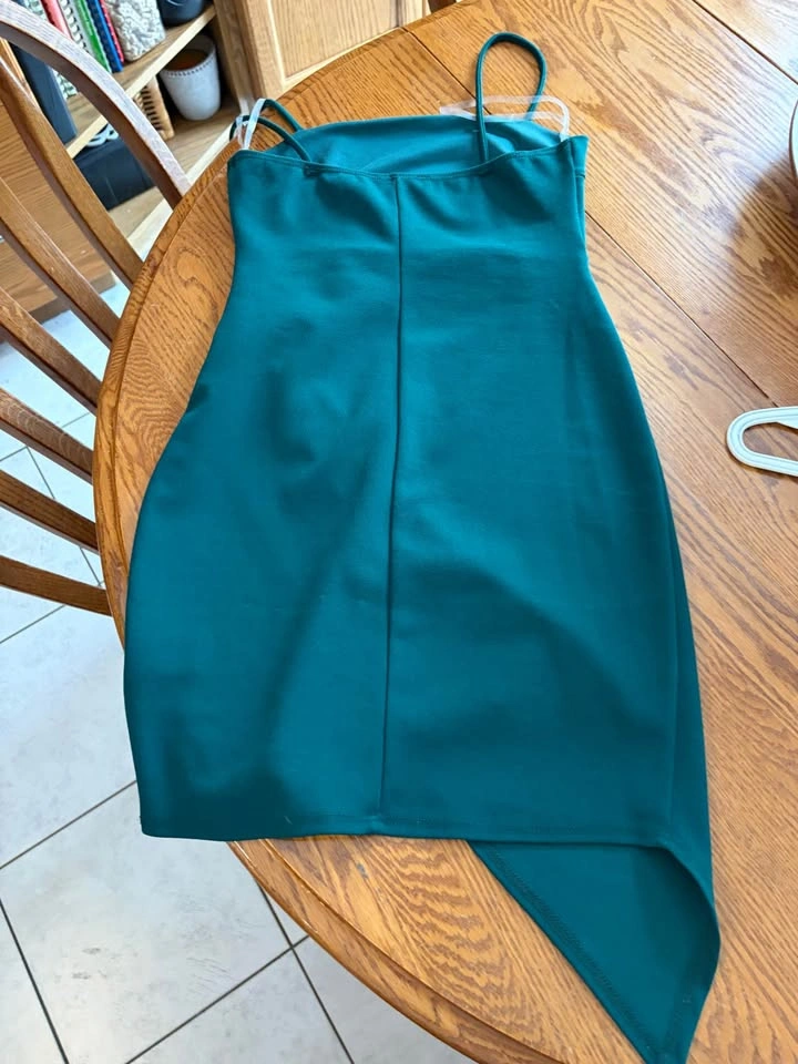 Green semi dress - photo 3