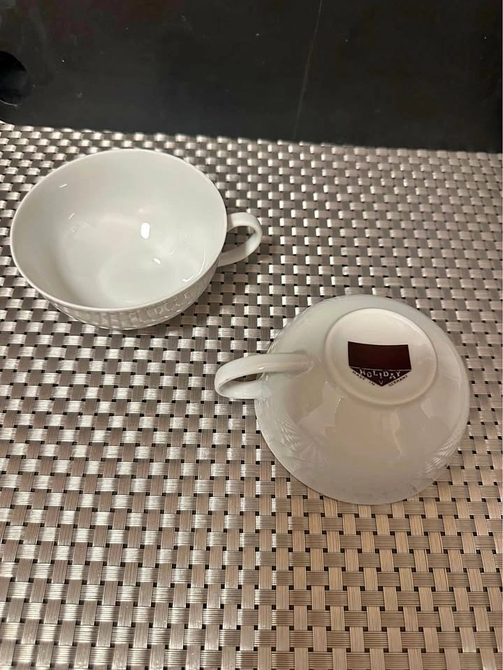 Vintage Holiday Made in Germany Fine China Tea Cups