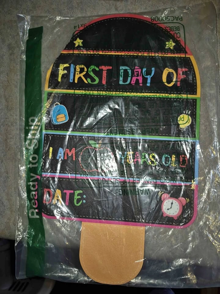 First/Last Day of School Popsicle Sign, New