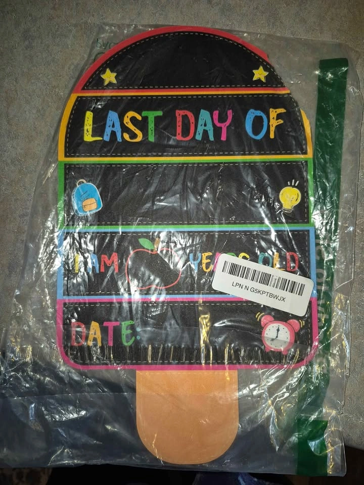 First/Last Day of School Popsicle Sign, New - photo 2