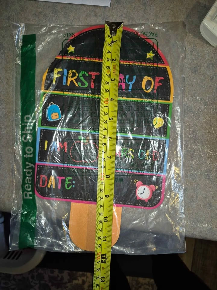 First/Last Day of School Popsicle Sign, New - photo 3