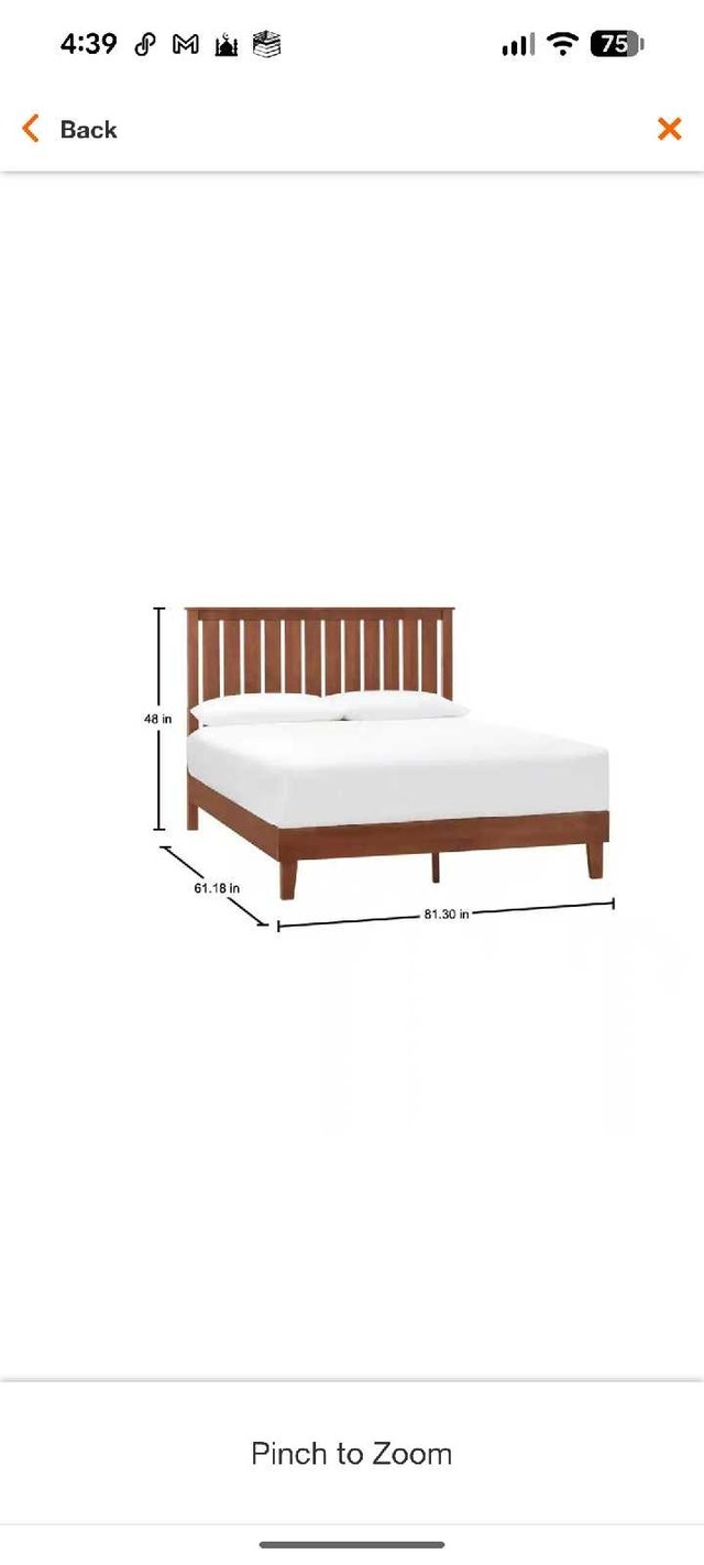 StyleWell Queen Bed Frame - photo 2