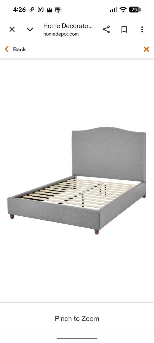 Home Decorators Queen Bed - photo 3