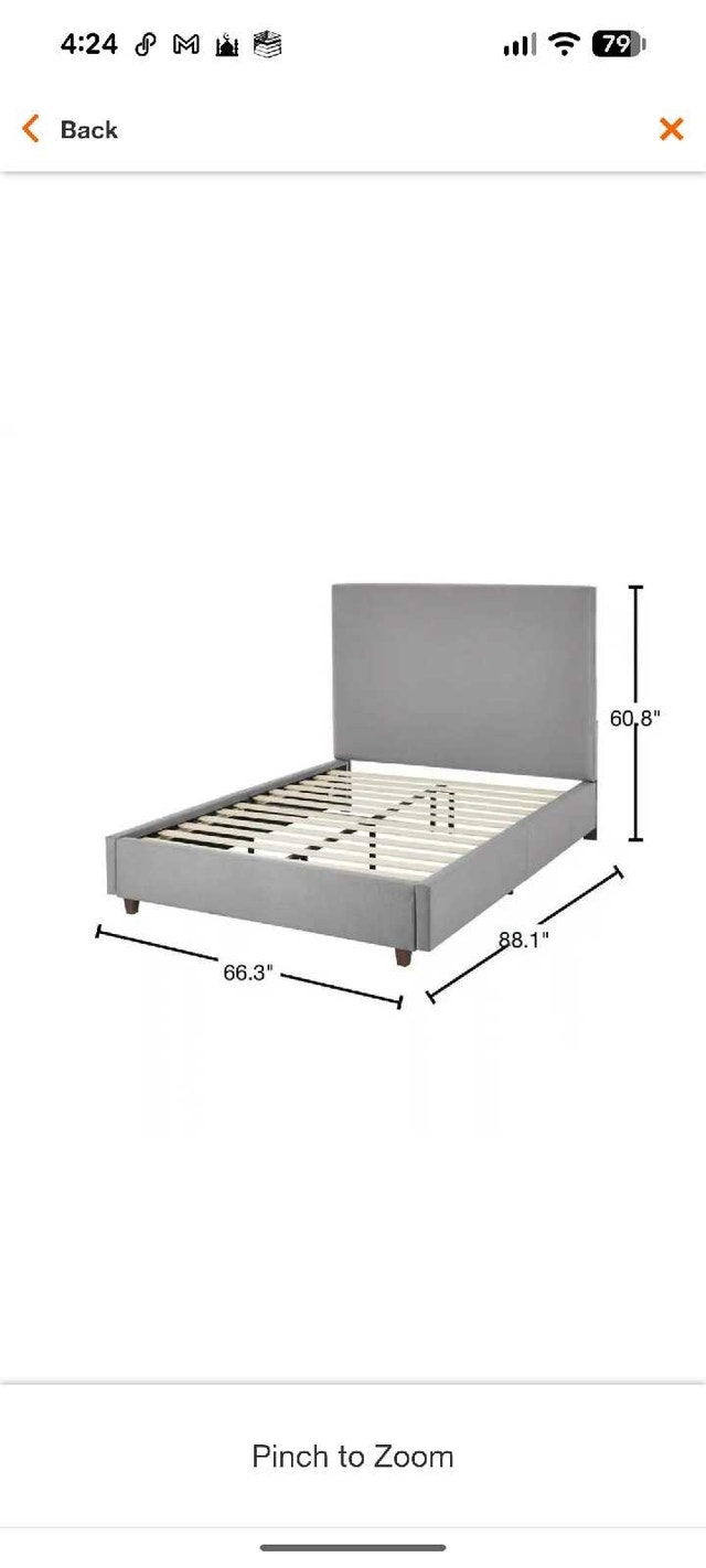 Home Decorators Queen Bed - photo 3