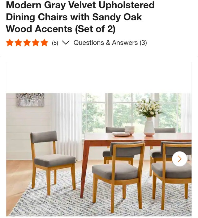 Modern Dining Chairs (Set of 2)