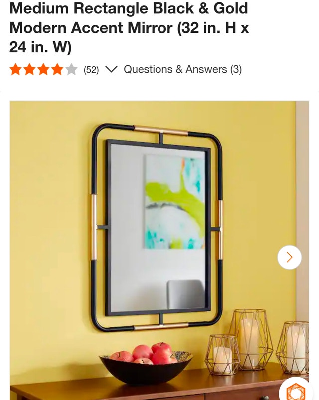 Modern Accent Mirror