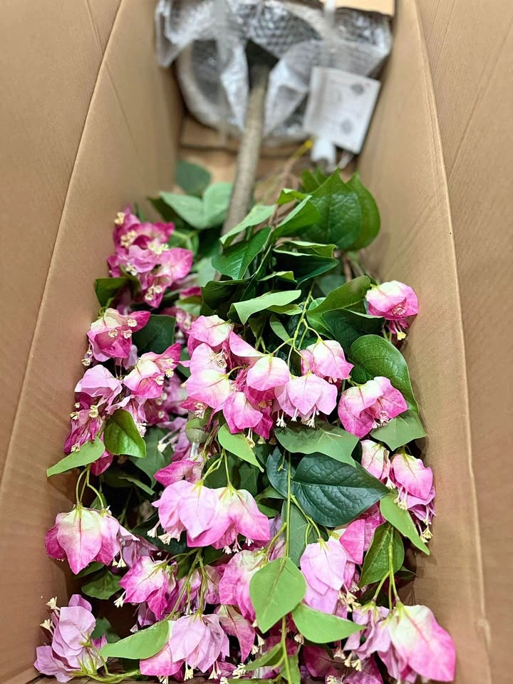 Faux Pink Bougainvillea Plant - Brand New Artificial Flowers Tre