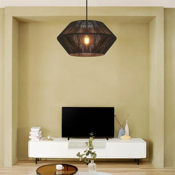 Globe Electric 65470 1-Light Chandelier, Matte Black - photo 2