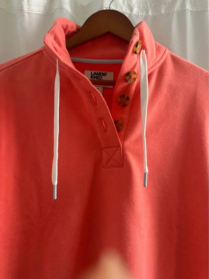 Land's end brand new summer sweatshirt XS but run big. Fits like - photo 2