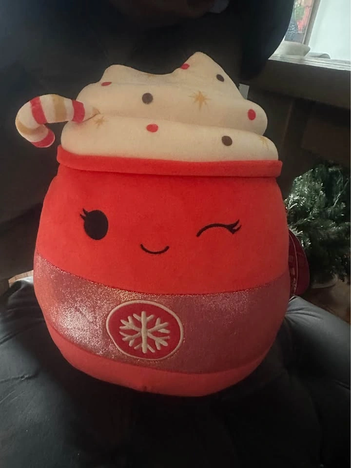 16" Tinsley the Peppermint Latte Squishmallow Plush Toy - photo 3