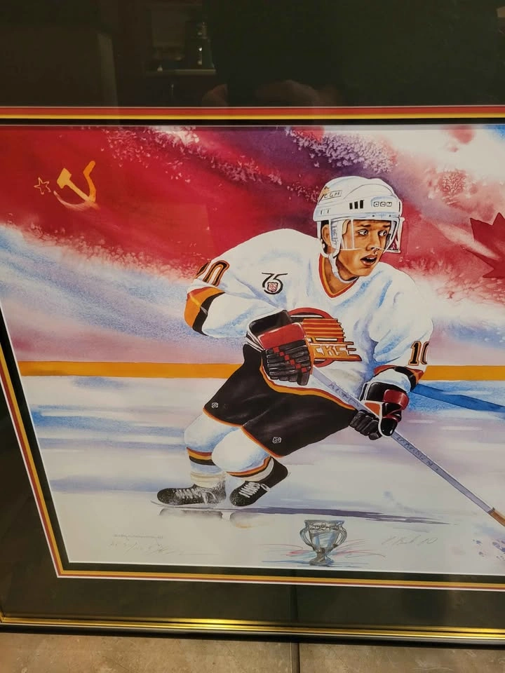 Pavel Bure Signed Artwork - photo 2