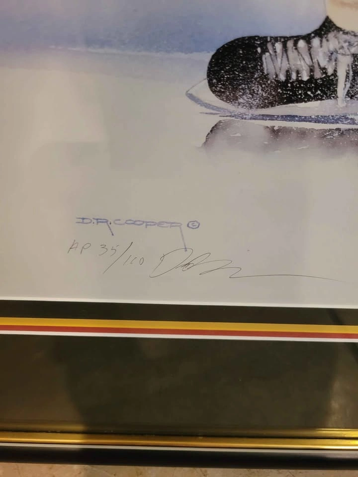 Pavel Bure Signed Artwork - photo 5