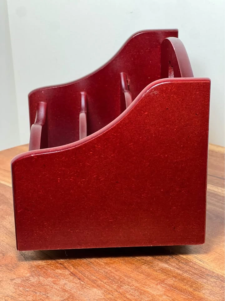 Wooden Turning Mail Holder - Cottagecore Desk Organizer - photo 2