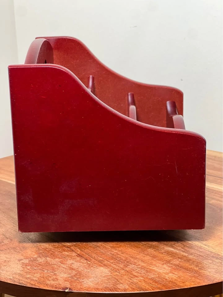 Wooden Turning Mail Holder - Cottagecore Desk Organizer - photo 4