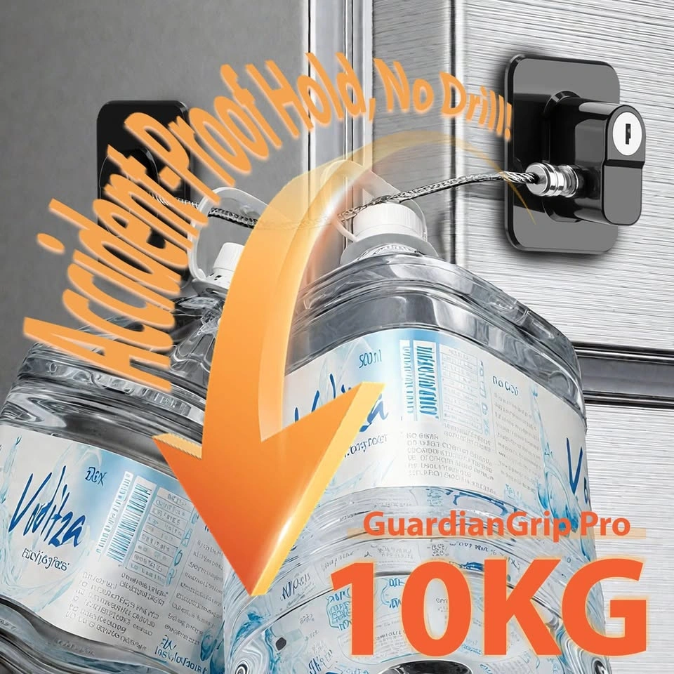 GuardianGrip Pro Baby Safety Cabinet Locks Black No Drill - photo 4