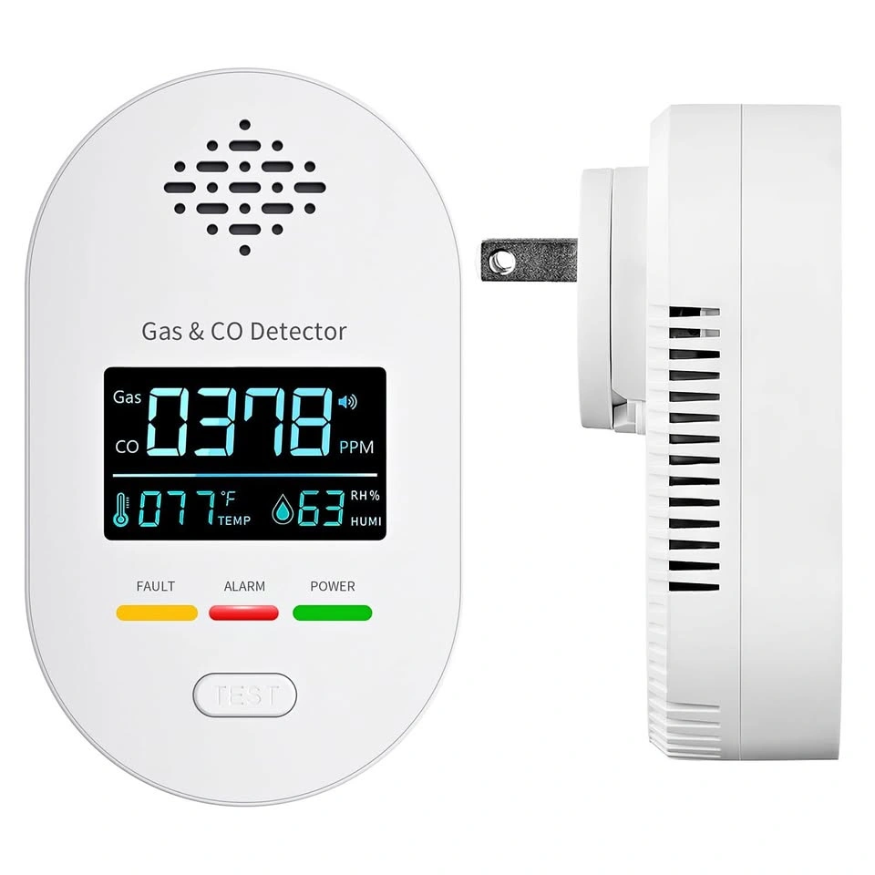 New Plug-in Gas & CO Detector Air Quality Monitor