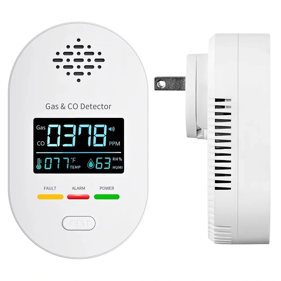 New Plug-in Gas & CO Detector Air Quality Monitor