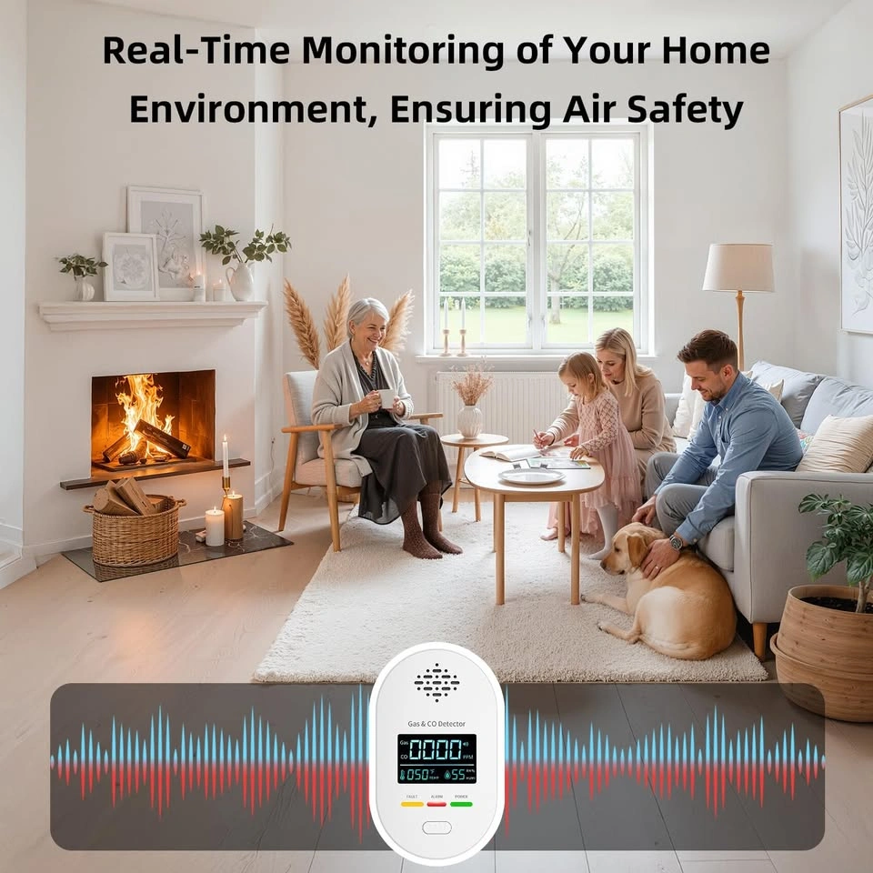 New Plug-in Gas & CO Detector Air Quality Monitor - photo 2
