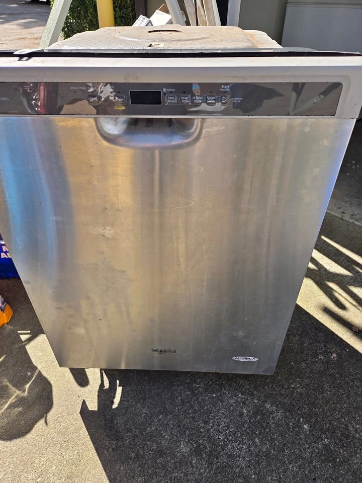 Stainless Steel Whirlpool Dishwasher for Parts