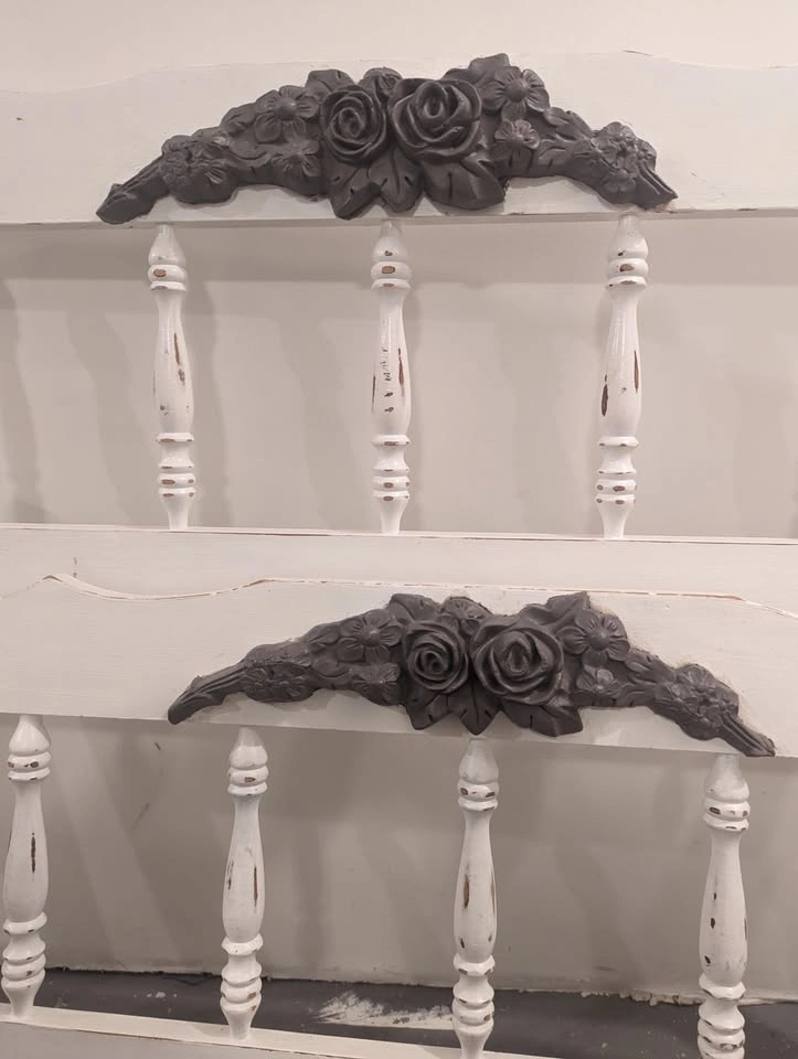 Wooden Twin Headboard and Footboard - photo 3
